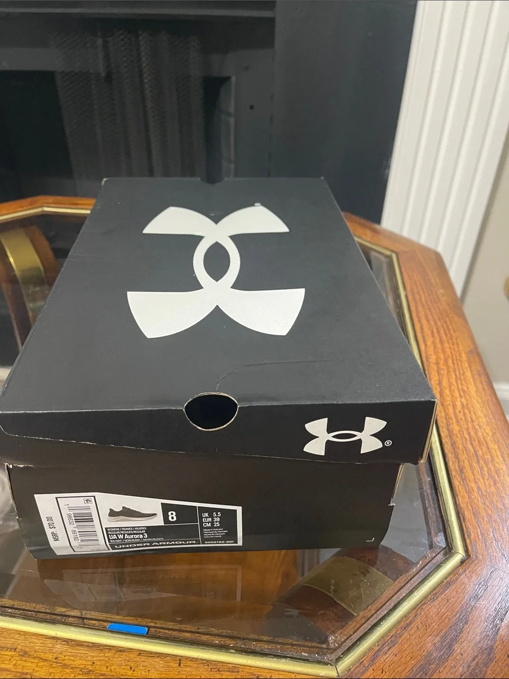 Under Armour Men’s Black and White Athletic Trainer